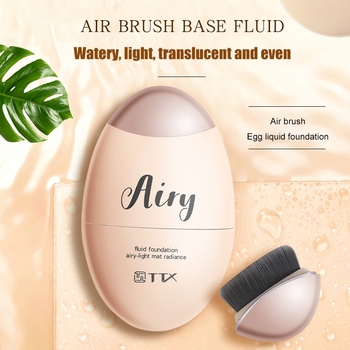 Multifunctional Brush Egg Liquid Foundation Moisturizing Cover Blemishes Even Skin Tone Face Foundation Makeup Primer R1